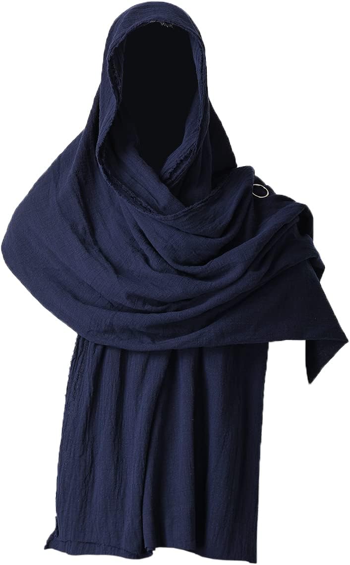 GRACEART Post Apocalyptic Shawl Scarf Shaman Cowl Medieval Costume Sash - Image 1